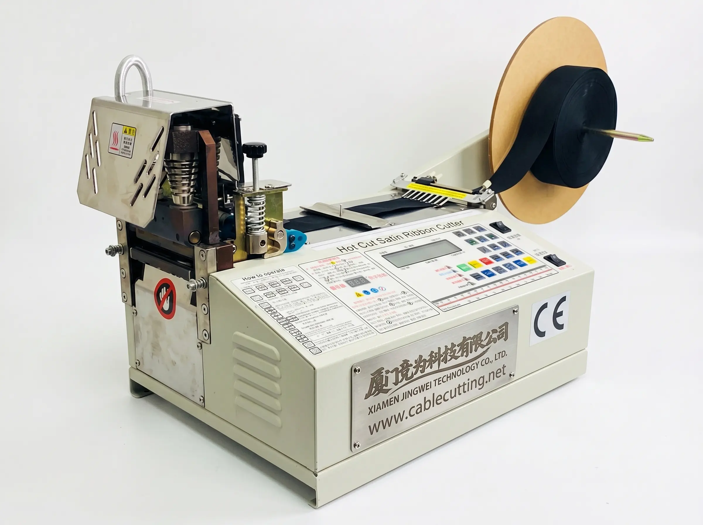 Автоматический станок горячей резки атласных лент WPM-890S от JINGWEI