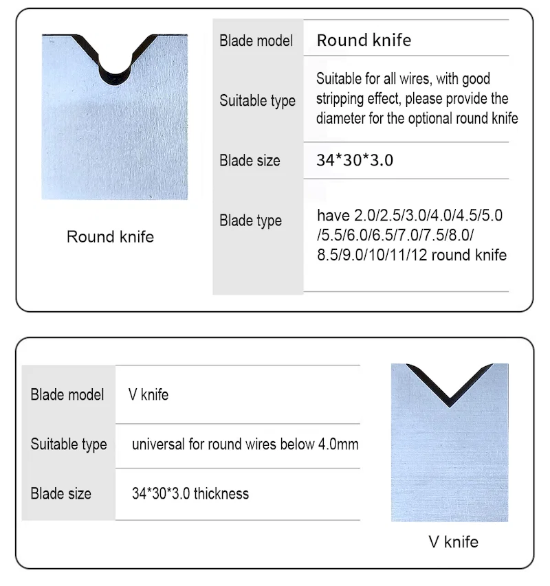  Пневматическое лезвие для снятия проволоки, 305 горизонтальный станок для снятия шкуры различные инструменты, 315 плоские ножи, V нож круглый, U-образный нож, аксессуары 310 