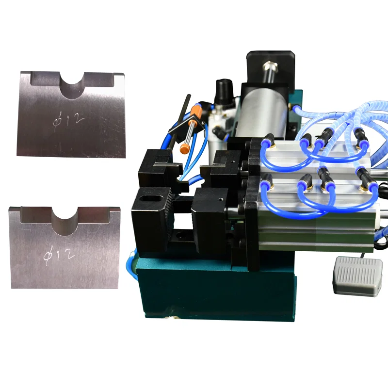Пневматическое лезвие для зачистки проволоки для автоматической машины для резки проволоки и снятия изоляции, нож пневматической машины для очистки проволоки