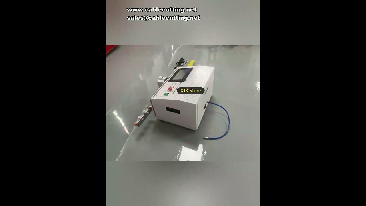 Автоматический станок для зачистки и резки кабеля 0.3-10mm² | 550W с сенсорным экраном