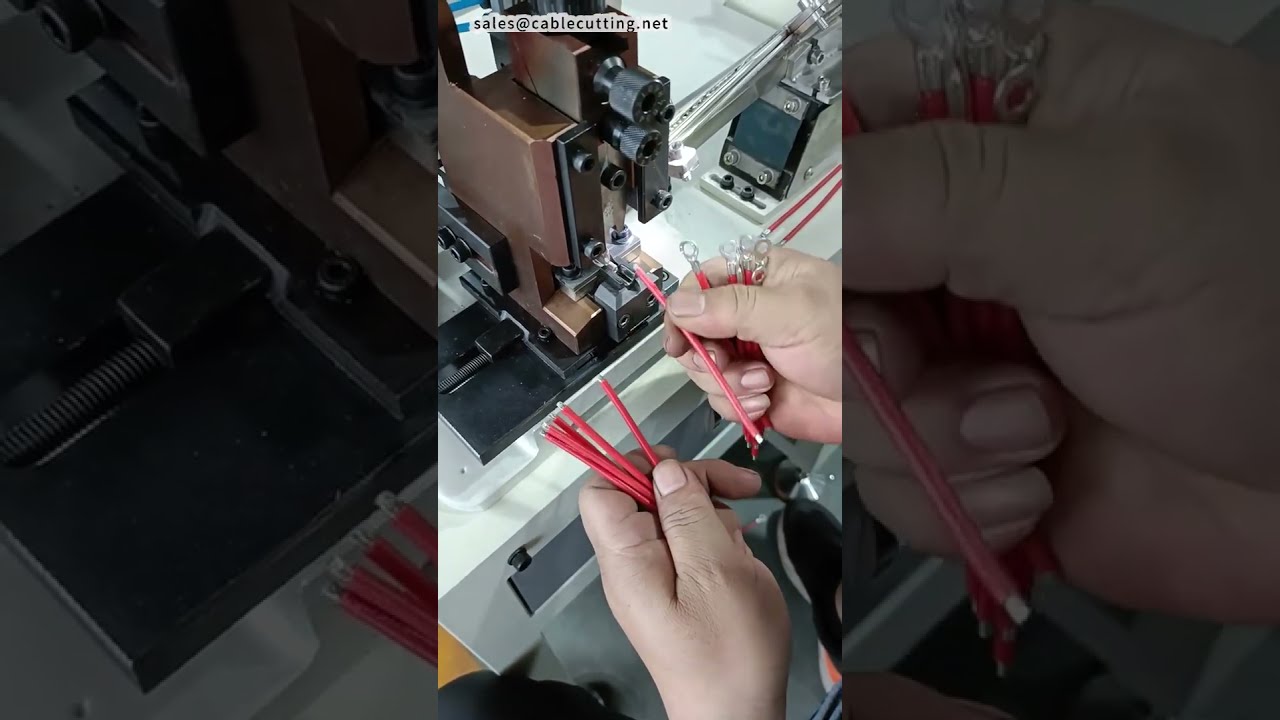 Автоматическая машина для обжима клемм с вибрационным питателем – повышение эффективности #завод #оборудование