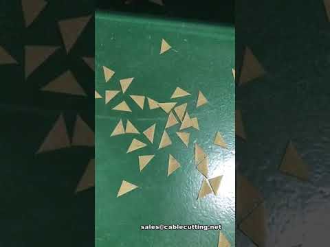 Многофункциональная ультразвуковая машина для резки тесьмы и лент | Резка треугольной формы