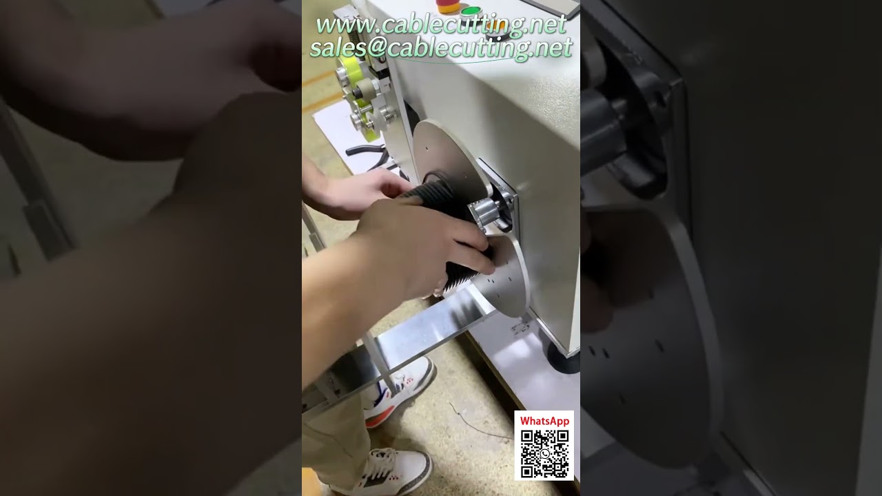 Автоматическая машина для измерения и намотки HDMI-кабеля: точная смотка и бухтование