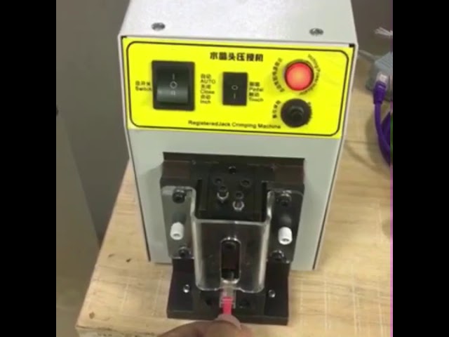 Обжимной станок для RJ45 коннекторов: быстрая опрессовка сетевых кабелей
