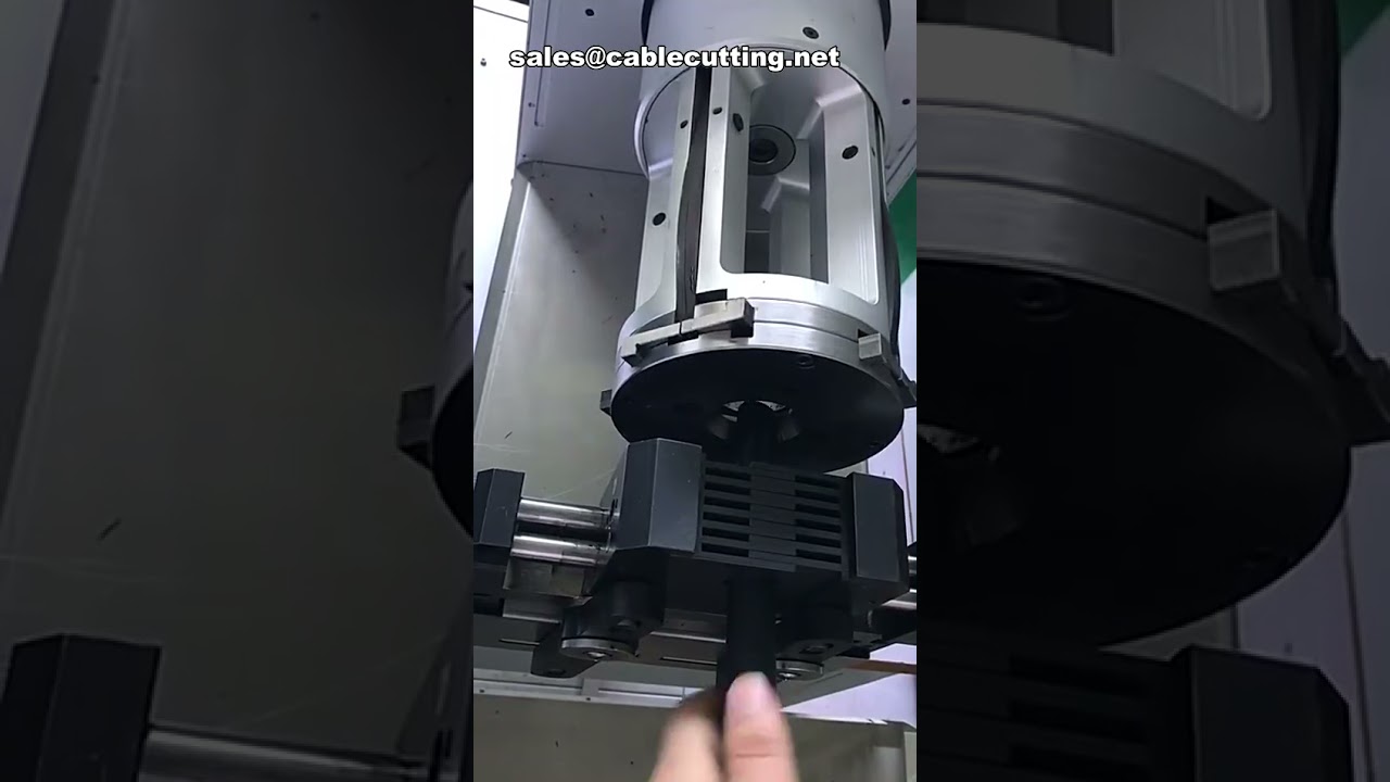 Автоматическая ротационная машина для зачистки коаксиальных кабелей нового поколения – мощная обработка жестких кабелей