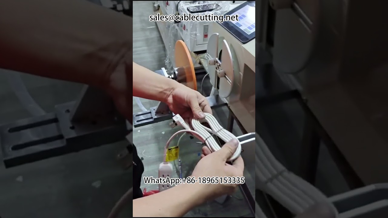 Автоматический станок для обмотки и оклейки проводов #штекерные_кабели #силовые_кабели #обработка_проводов