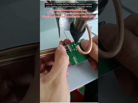 Автоматическая подача припоя | Многофункциональный настольный паяльник с постоянной температурой и педалью