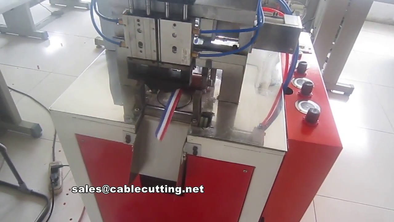 Ультразвуковая двухножевая машина для резки ленточных проводов трапециевидной формы | Высокоточная автоматическая резка
