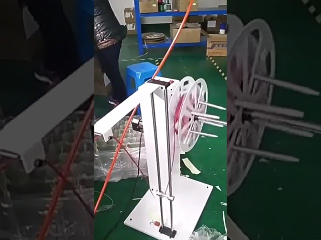 Full Automatic Wire Coil Tension Pay Off Machine   15KG Spool Reel Wire Feeder, Cable Pre Feeder
