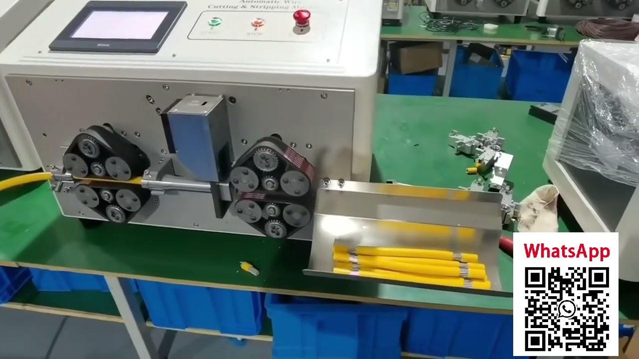 Заводская демонстрация нового станка для зачистки силовых кабелей различных типов