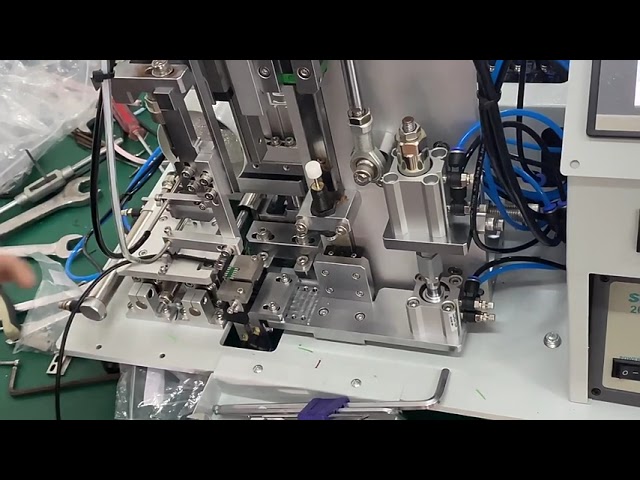 Полуавтоматическая паяльная машина для PCB-USB кабелей: зачистка, резка и пайка проводов