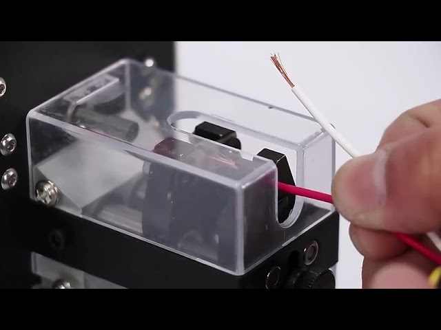 High Precision Portable Electric Wire Stripping Machine   Automotive Cable Processing
