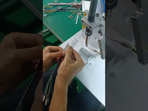 Лужение клемм на полуавтоматической паяльной машине от производителя #завод #оборудование #своимируками