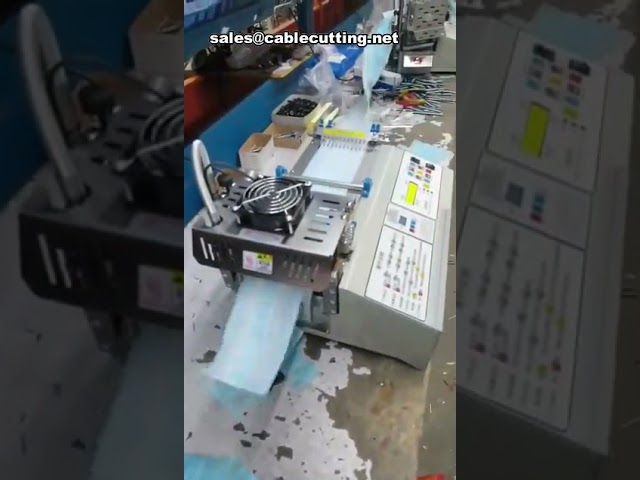 Простой станок с горячим ножом для резки полиэстеровых круглых веревок | Оборудование для резки ремней