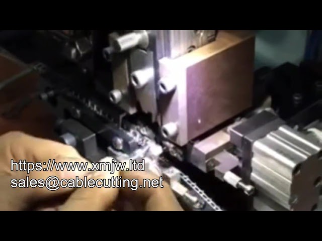 WPM 1500w Flat Cable Striping Copper Connect Terminal Crimping Machine