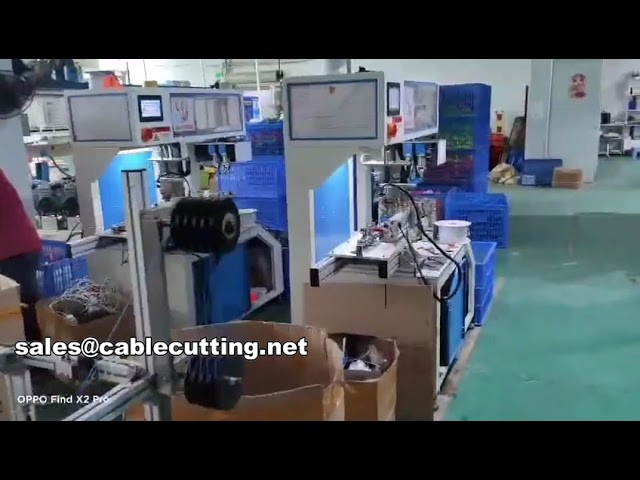 Автоматический станок для зачистки, резки, сматывания и увязки проводов WPM-SCCB