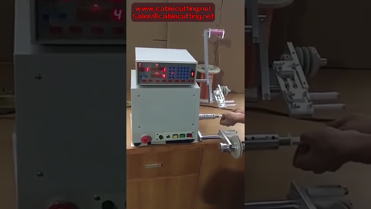 Автоматический намоточный станок CNC 810/820 с ЧПУ, 750W/400W для проволоки 0,03–1,2 мм