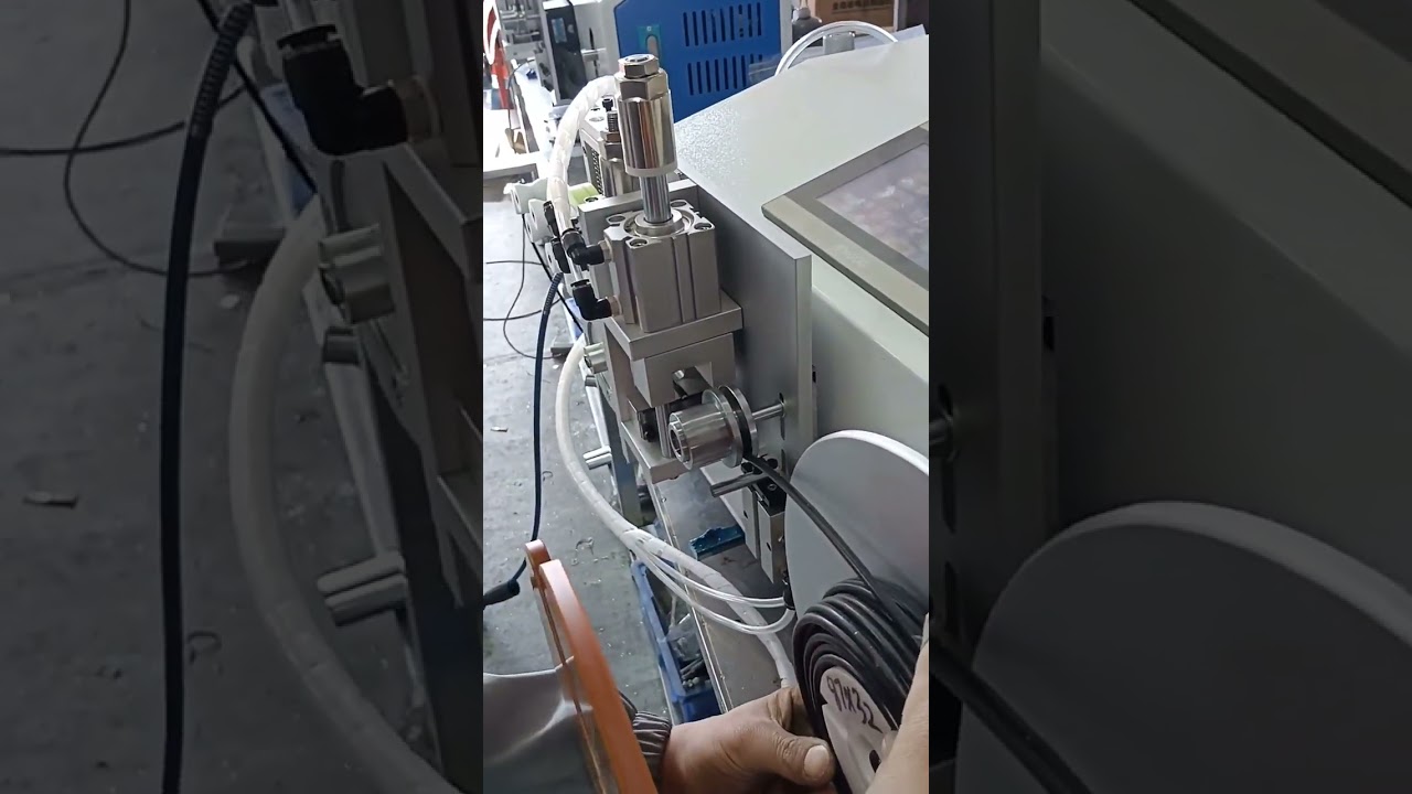 Настольный автомат для счета, перемещения, резки, намотки и обвязки проволоки | #завод