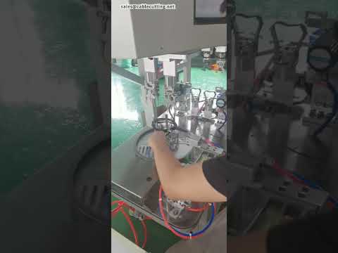 Автоматическая машина для двойной обвязки HDMI-кабеля: настройка на месте ✅ #завод #оборудование