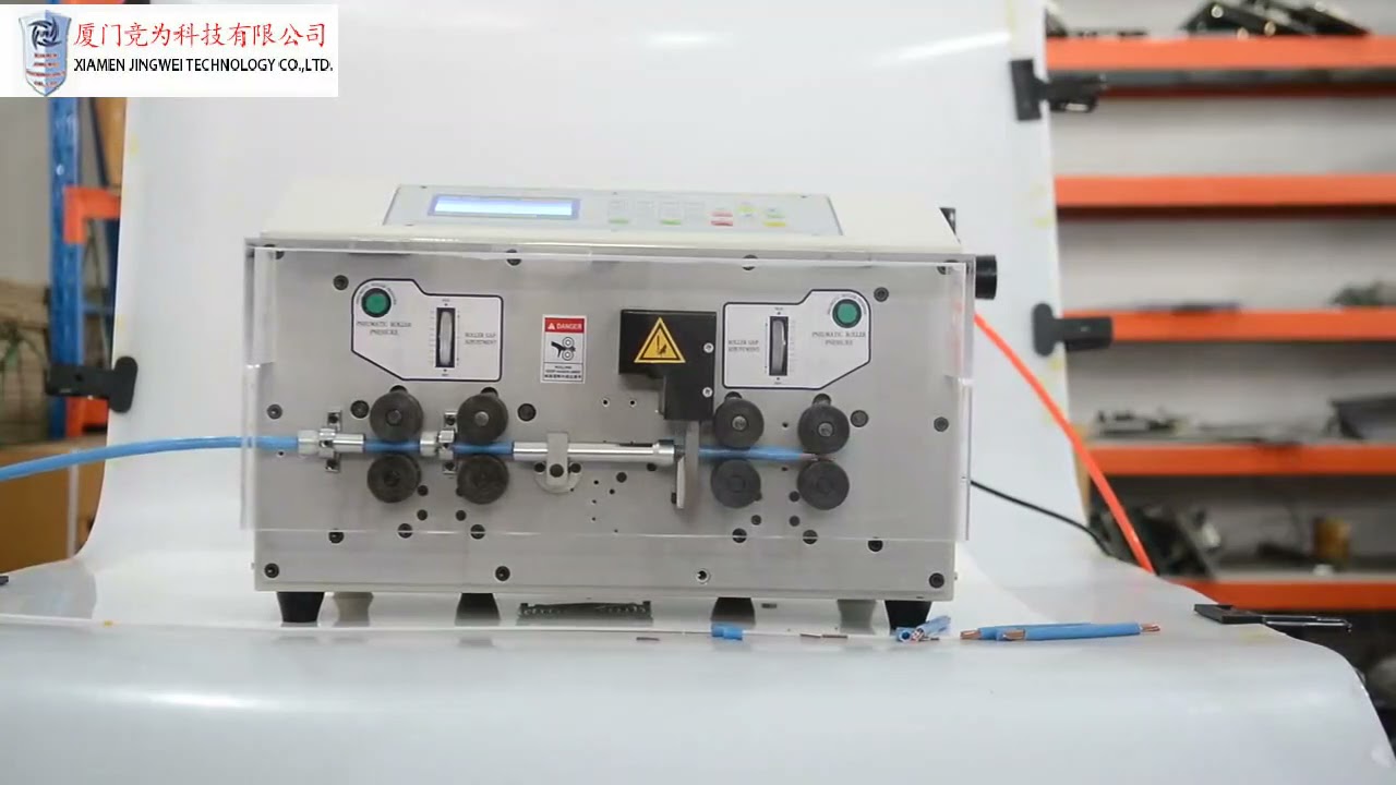 Станок для резки и зачистки многожильного провода | Автоматическая обработка кабеля