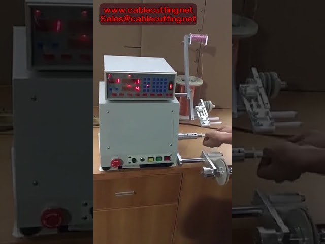 Высококачественный автоматический намоточный станок 750W с компьютерным управлением для проволоки 0.1-2.5 мм, 220В