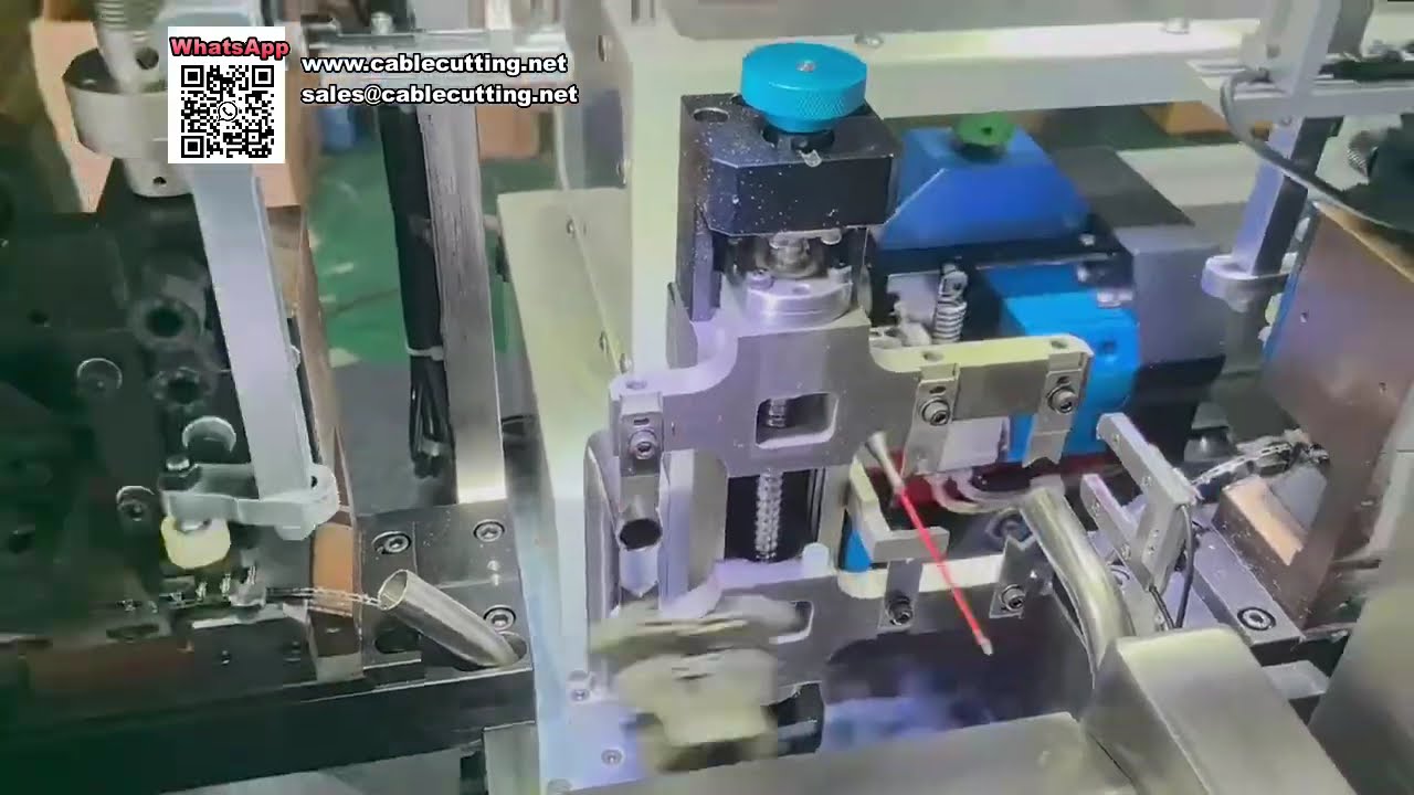 Высокоэффективный двухголовочный автомат для опрессовки проводов с полным сервоприводом
