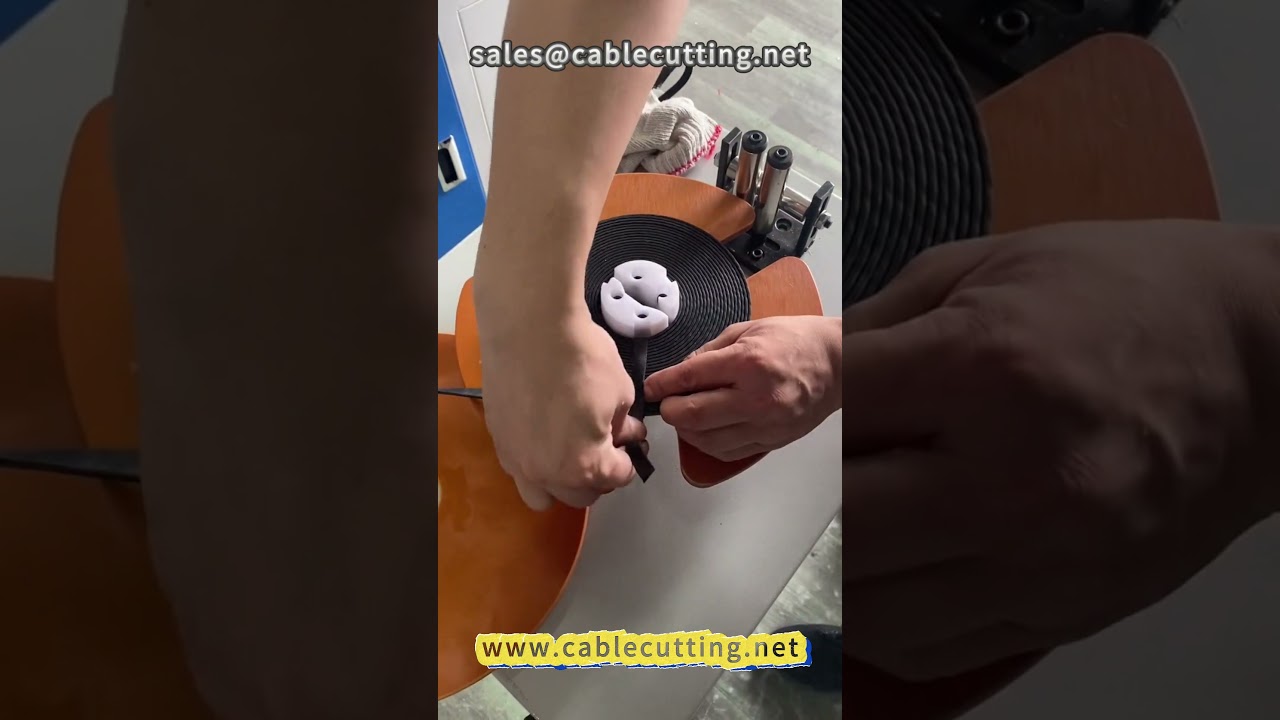 Автомат для производства плоского кабеля #сетевойкабель #hdmi #обработкапроводов #производительоборудования