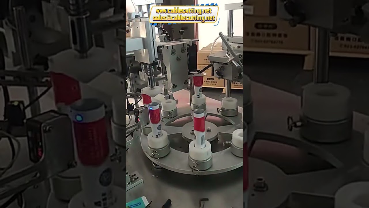 Вертикальная ультразвуковая фасовочно-укупорочная машина для кремов и лосьонов в мягкие тубы