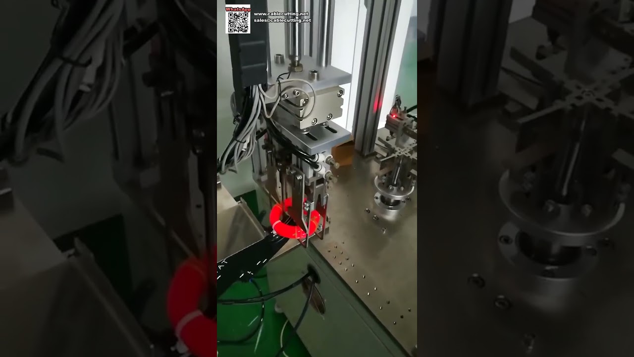 Автоматический станок для намотки и обвязки лески триммера на подвесной карточке