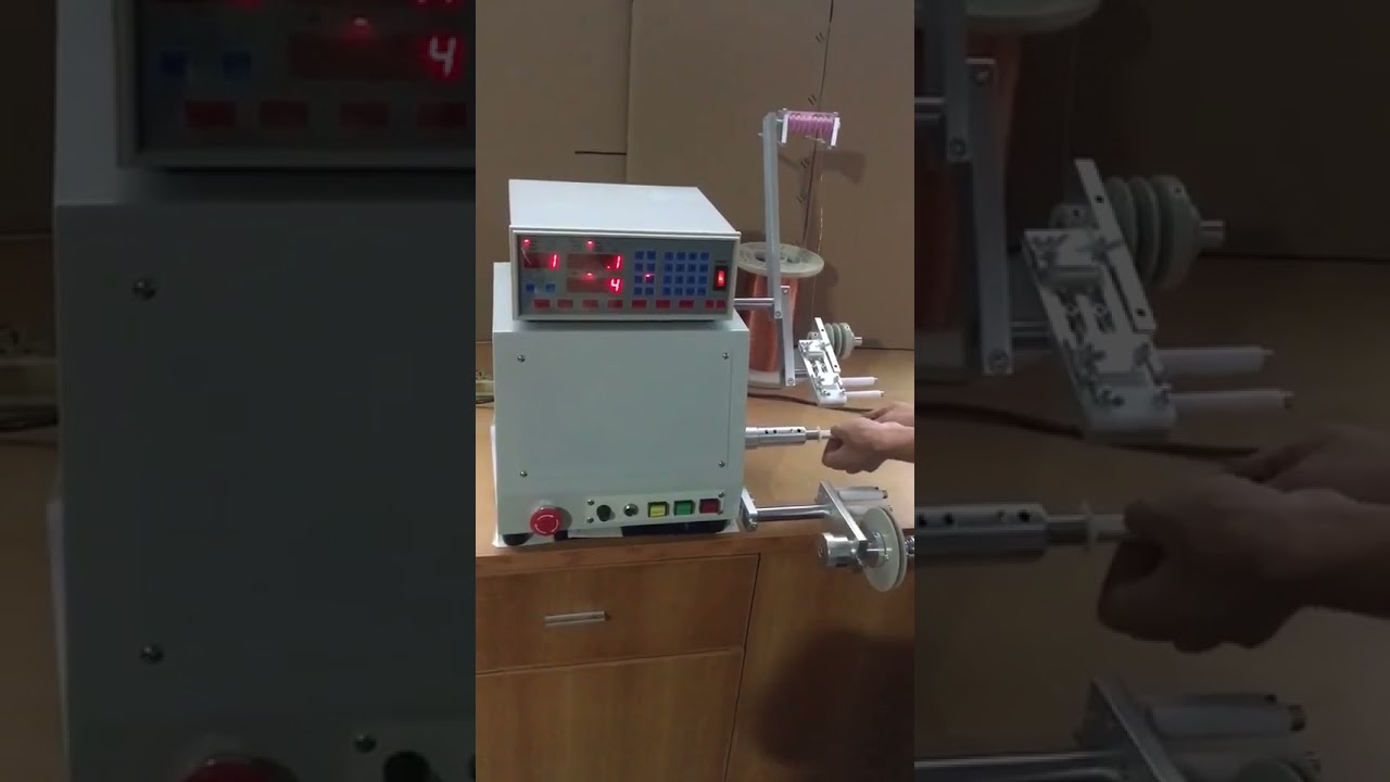 Автоматический станок для намотки катушек LY-810 400W с цифровым натяжителем для проволоки 0,03-1,2 мм | Намотчик провода и кабеля