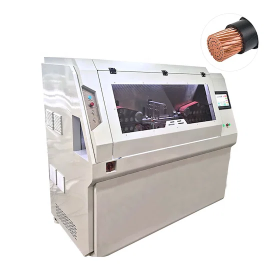 Мощный станок для резки и зачистки кабеля большого сечения - Автоматическая машина для зачистки проводов