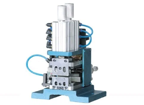 Вертикальный пневматический станок для зачистки проводов WPM-4F - Машина для зачистки и скрутки многожильных проводов